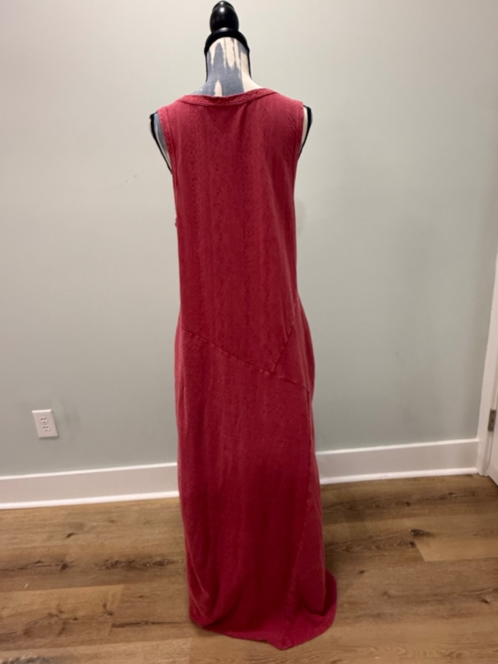 Soft Surroundings Bailey Cotton Maxi Dress Size Large in Pink - Picture 6 of 10